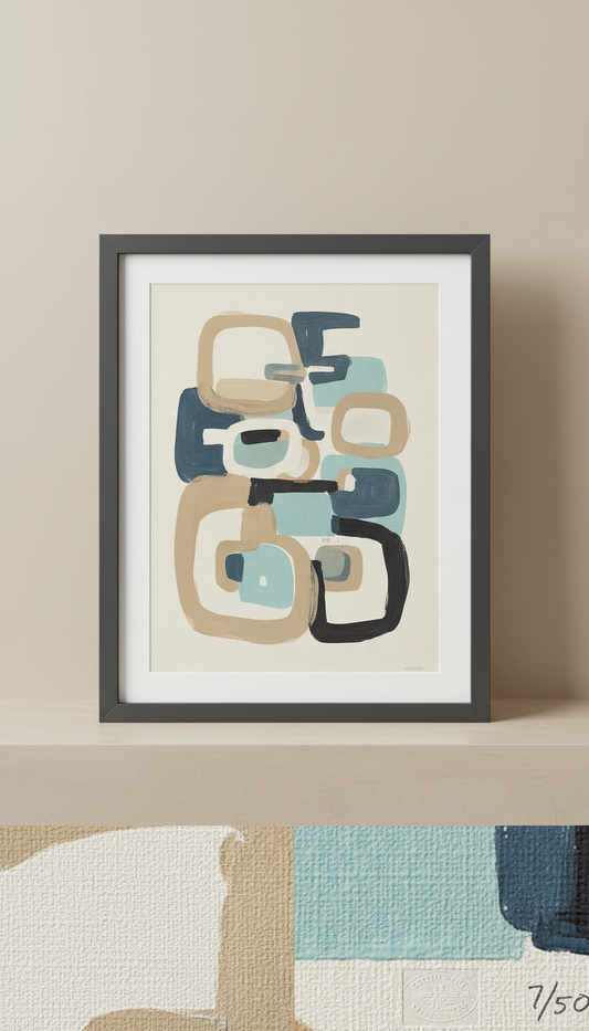 Limited-Edition Archival Print With Deep Graphite Frame